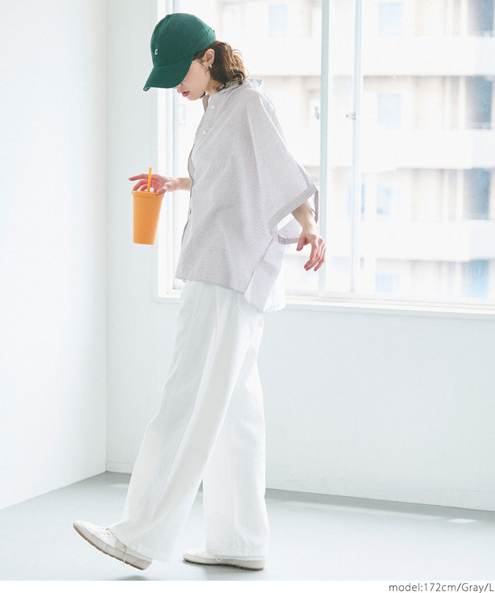 Slim-fit Dolman Sleeve shirt