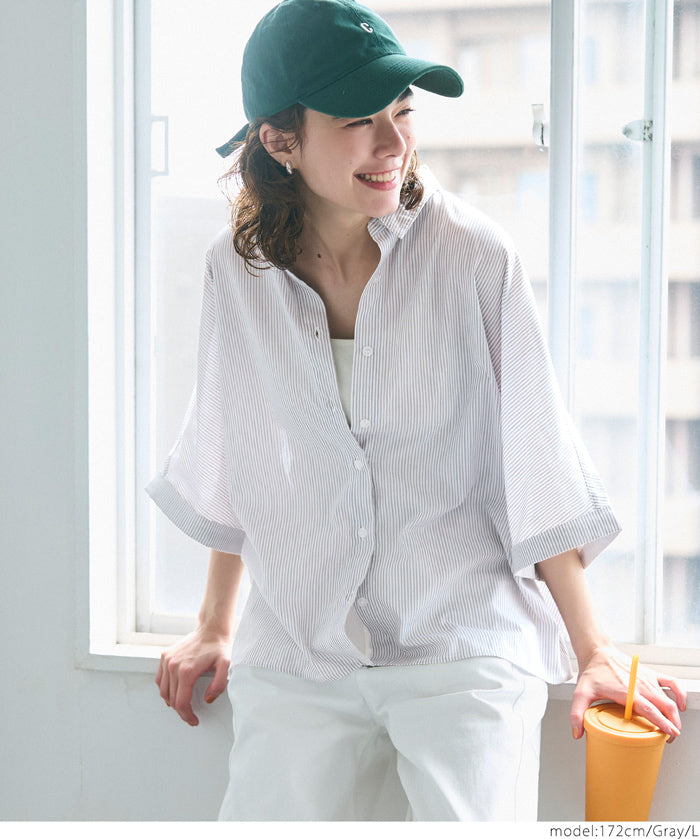 Slim-fit Dolman Sleeve shirt