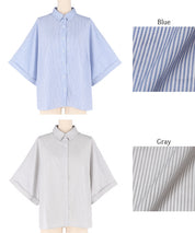 Slim-fit Dolman Sleeve shirt