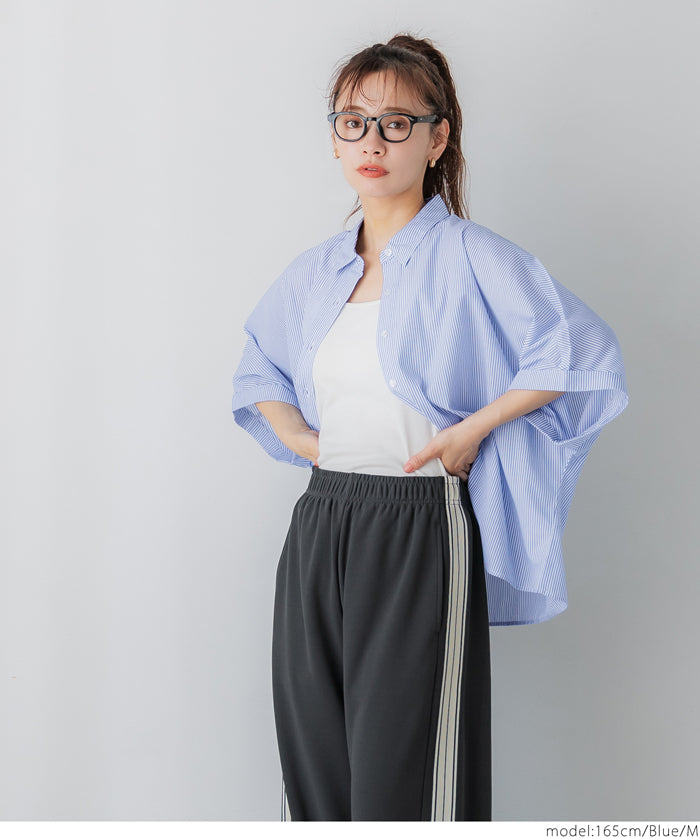 Slim-fit Dolman Sleeve shirt