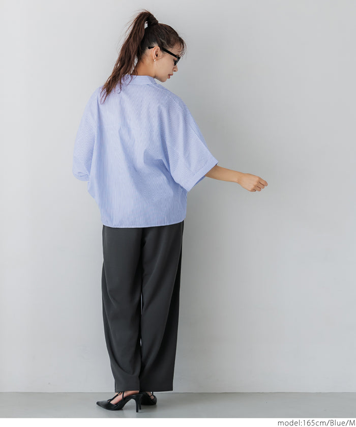 Slim-fit Dolman Sleeve shirt