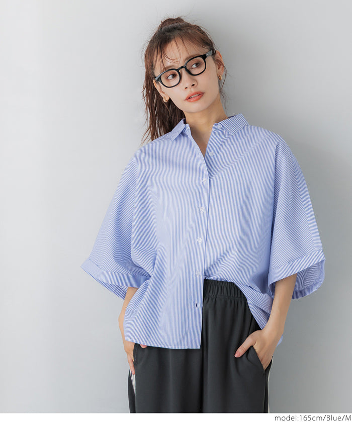 Slim-fit Dolman Sleeve shirt