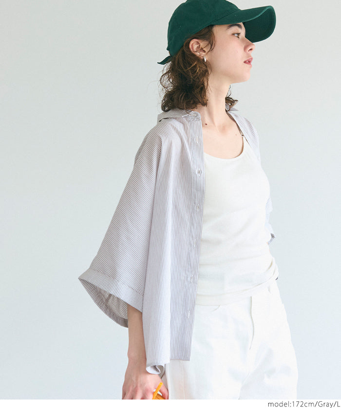 Slim-fit Dolman Sleeve shirt