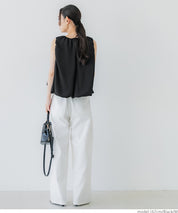 Japanese Style Cute Bubble Hem Sleeveless