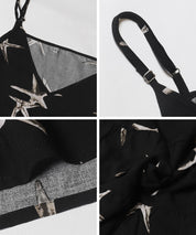 Summer Starfish Holiday Style Spaghetti Strap Cake Dress