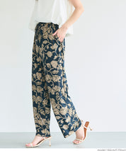 resort print casual pants