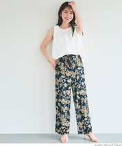 resort print casual pants