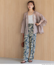resort print casual pants