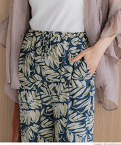 resort print casual pants