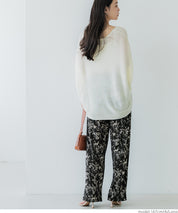 resort print casual pants