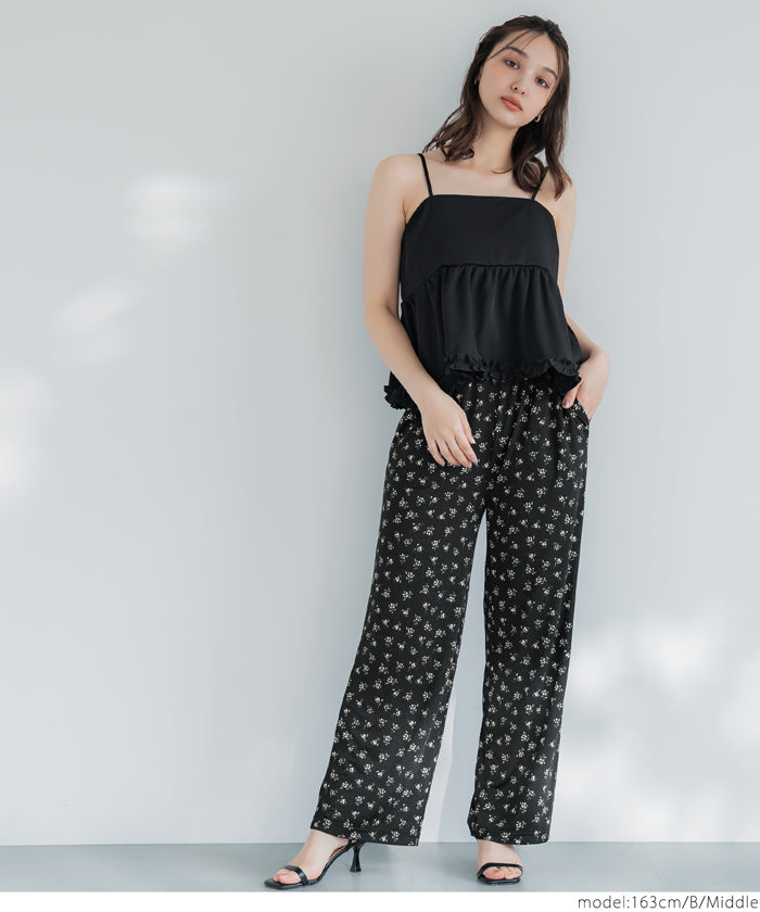 resort print casual pants