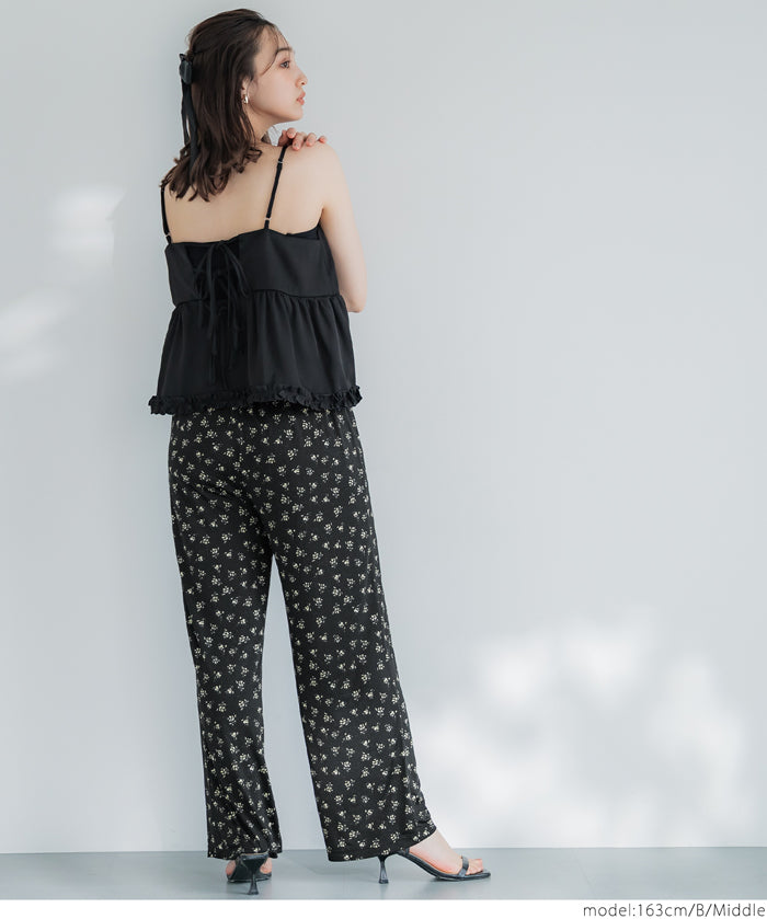 resort print casual pants