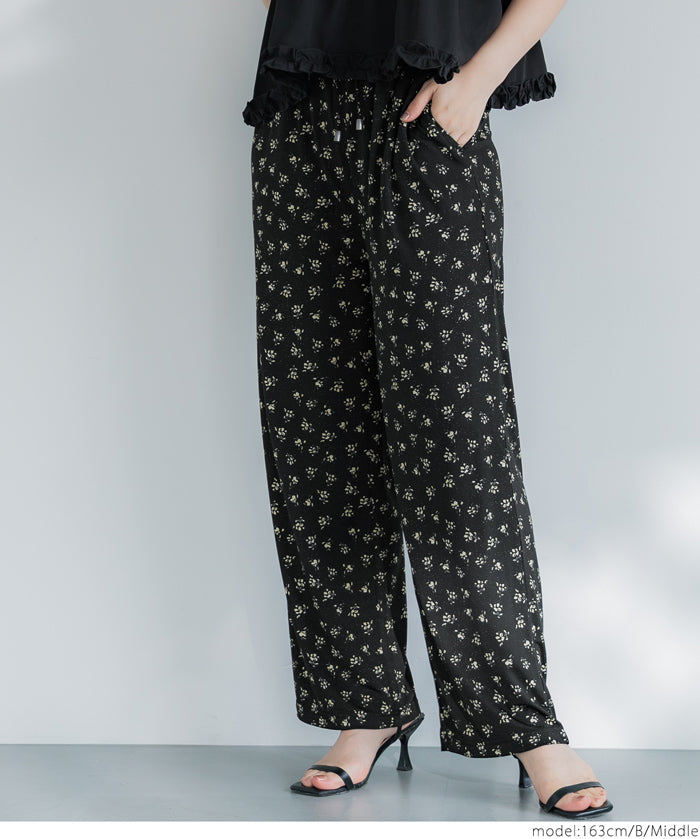 resort print casual pants