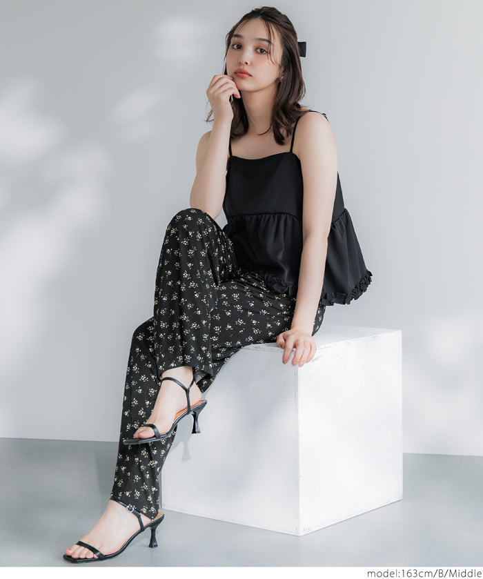 resort print casual pants