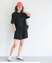 Casual cotton crop top