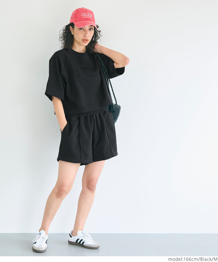 Casual cotton crop top