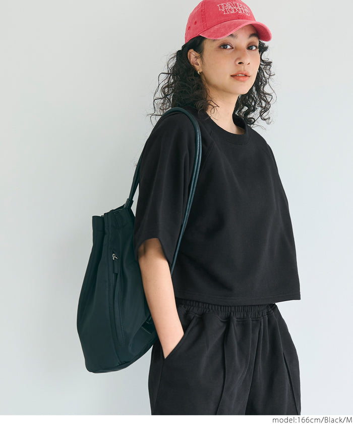 Casual cotton crop top