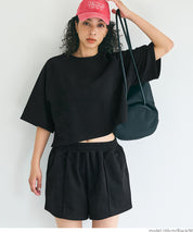 Casual cotton crop top