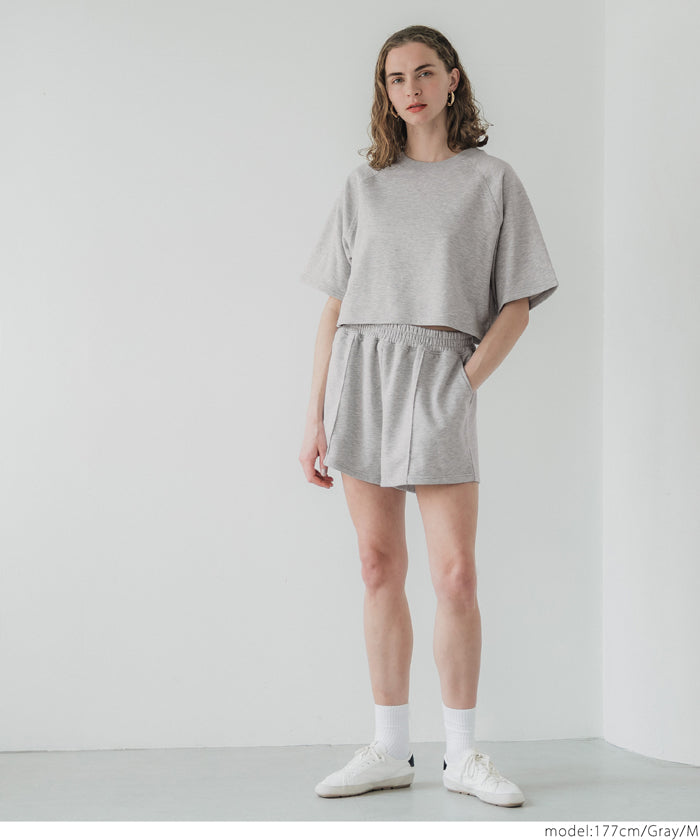 Casual cotton crop top