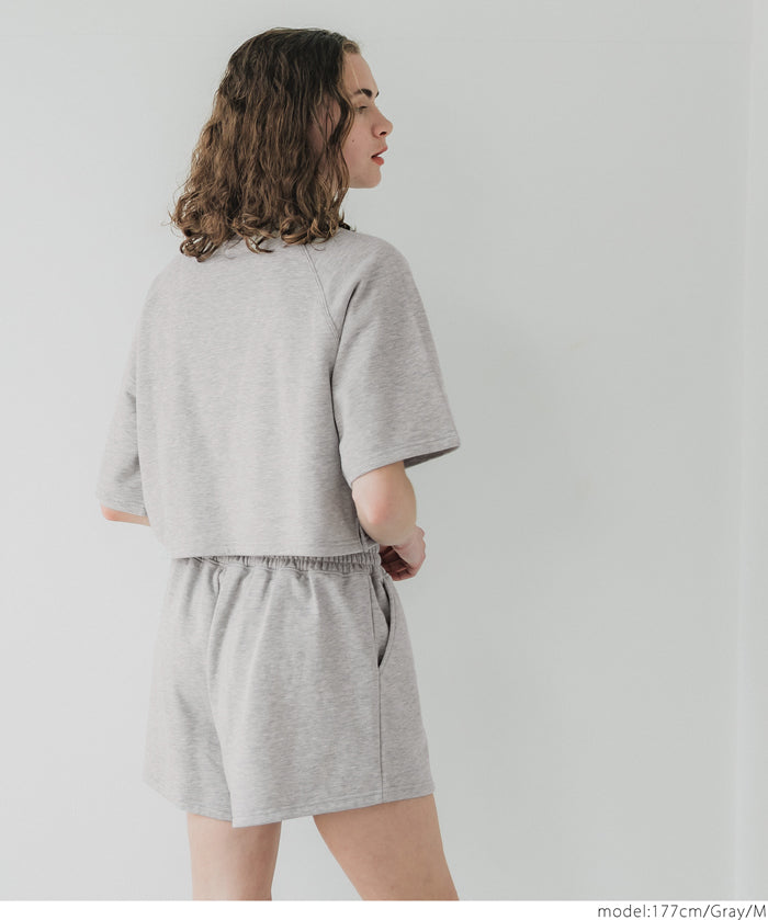 Casual cotton crop top