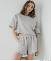 Casual cotton crop top