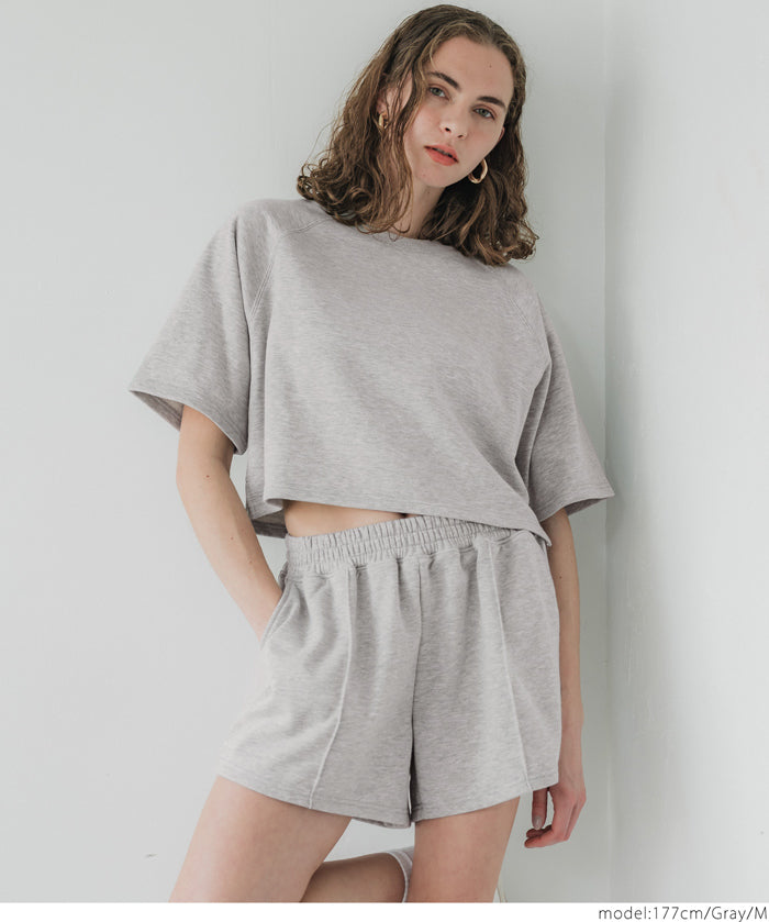 Casual cotton crop top