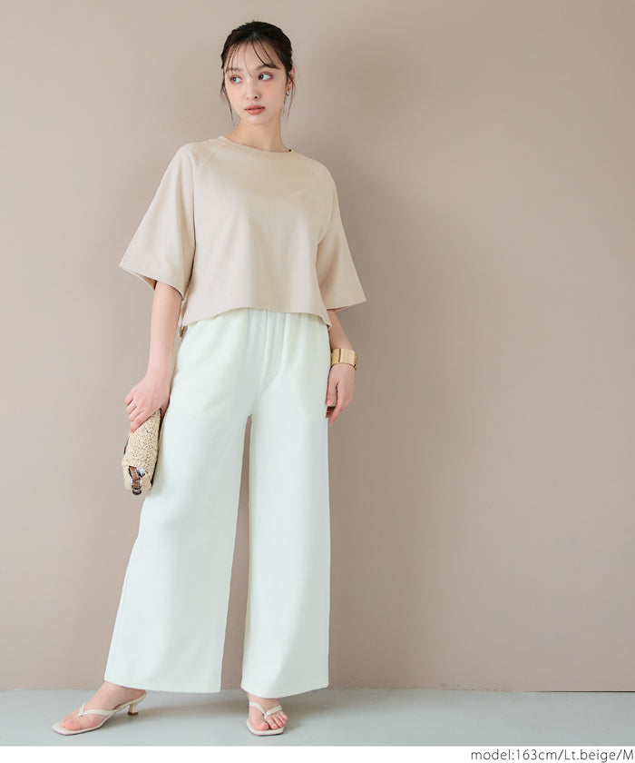 Casual cotton crop top