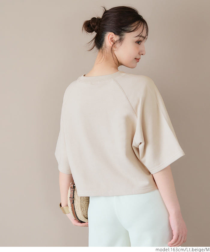 Casual cotton crop top