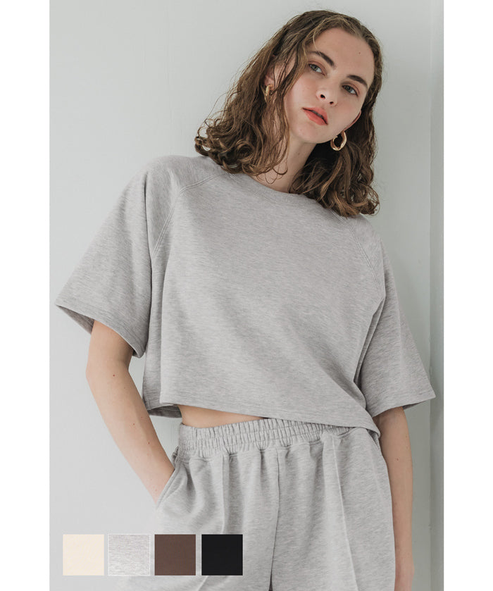 Casual cotton crop top