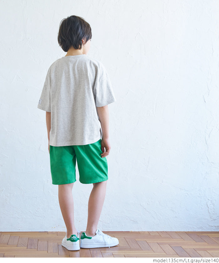 Kids Embroidered LOGO Short Sleeve T-Shirt