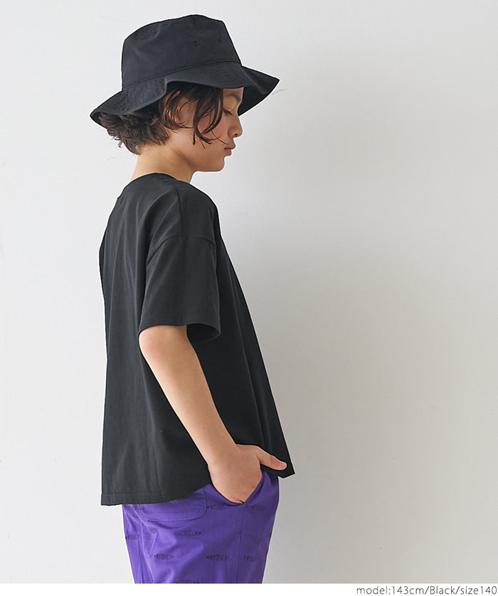 Kids Embroidered LOGO Short Sleeve T-Shirt