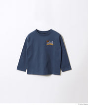 Kids Embroidered Long Sleeve Cotton Top
