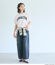 清新感寬鬆格紋襯衫