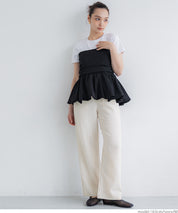 Cotton and linen casual pants