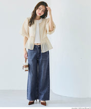 復古低腰直筒牛仔褲