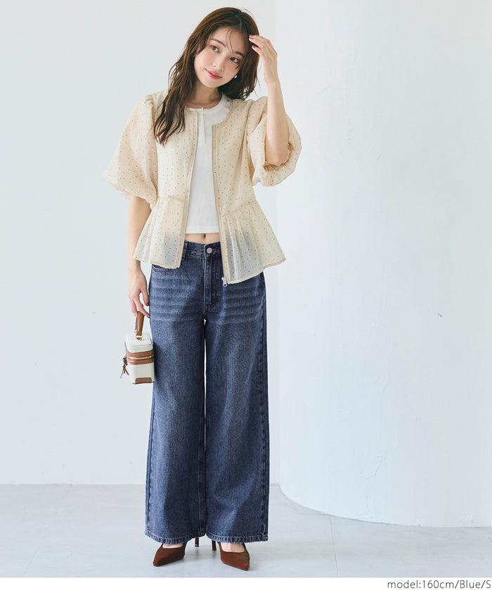 復古低腰直筒牛仔褲