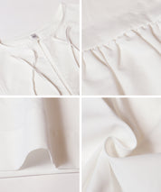 Bowknot Lotus Hem Waisted Sleeveless Vest