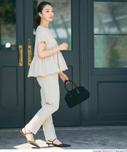 日系水玉短袖拼接娃娃上衣