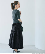 Japanese Style Polka Dot Tiered Skirt