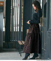 Japanese Style Polka Dot Tiered Skirt