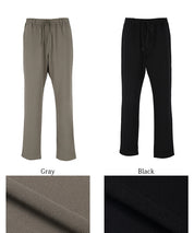 Men's embossed elastic casual pants