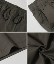 男裝彈性錐形褲