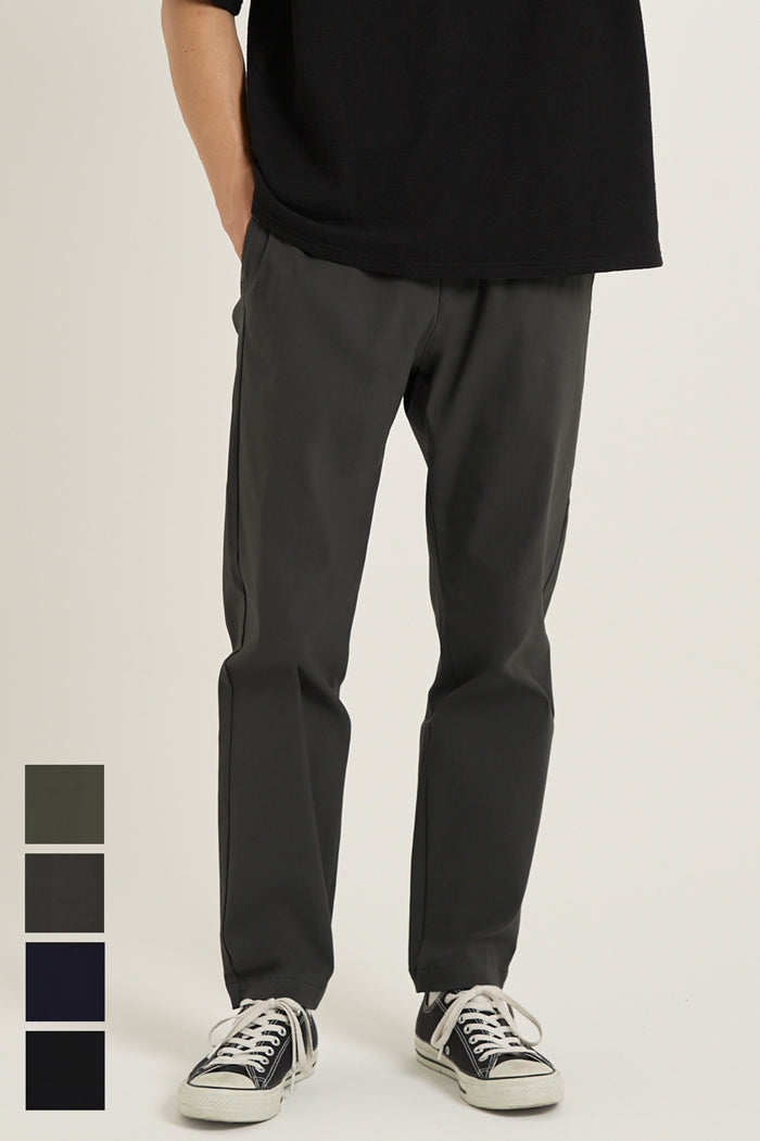 男裝彈性錐形褲