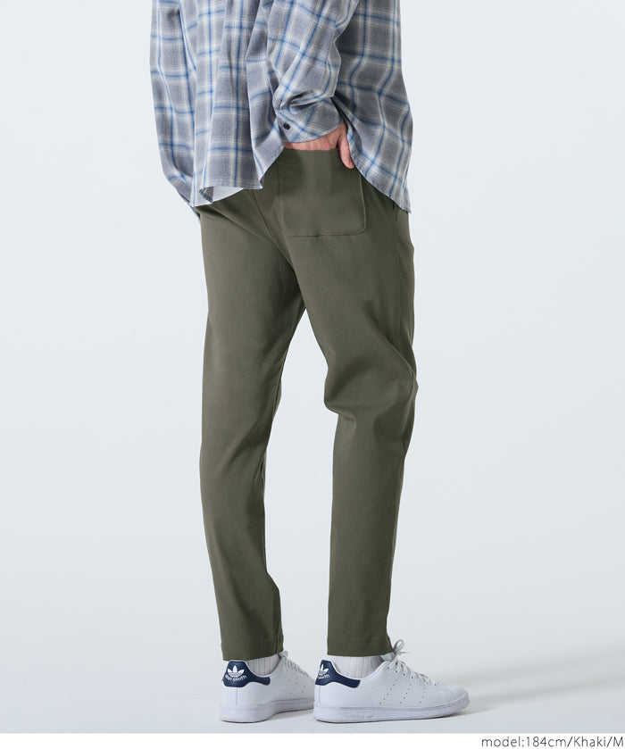 男裝彈性錐形褲