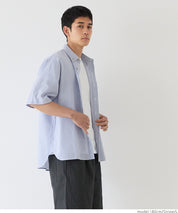 男裝混棉短袖襯衫