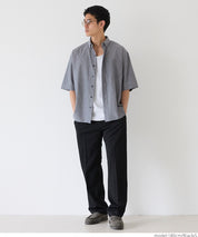 男裝混棉短袖襯衫