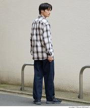 男裝格紋長袖襯衫