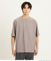 男裝柔彈觸感短袖素色上衣