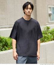男裝柔彈觸感短袖素色上衣