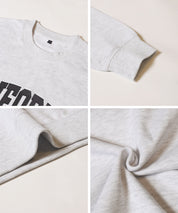 Men's Lazy English Logo Long Sleeve Sweatshirt Unisex